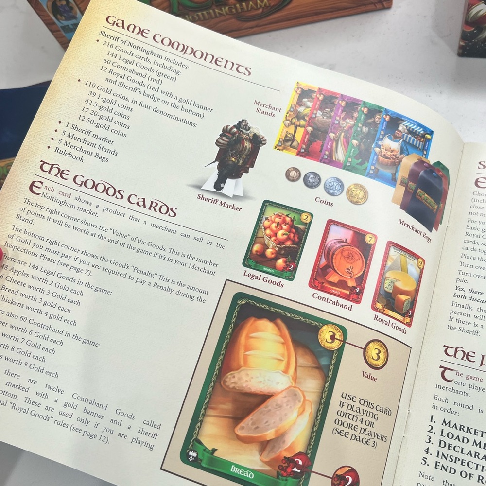 Sheriff Of Nottingham Board Game Bluffing Bribery CMON Edition - Picture 7 of 7